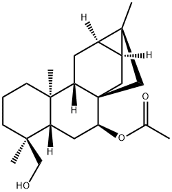 Trachylobane-7β,19-diol 7-acetate 结构式