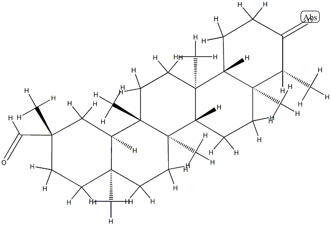 3-Oxofriedelan-30-al 结构式