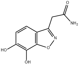 1,2-Benzisoxazole-3-acetamide,6,7-dihydroxy-(9CI) 结构式