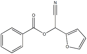 Benzoic acid α-cyanofurfuryl ester 结构式