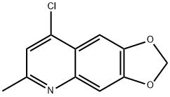 8-chloro-6-methyl[1,3]dioxolo[4,5-g]quinoline(SALTDATA: FREE) 结构式