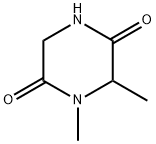 2,5-Piperazinedione,1,6-dimethyl-(7CI,9CI) 结构式