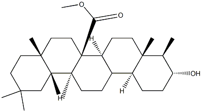 3α-Hydroxy-D:A-friedooleanan-26-oic acid 结构式