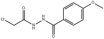 N''-(CHLOROACETYL)-4-METHOXYBENZOHYDRAZIDE 结构式