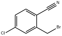 2-(bromomethyl)-4-chlorobenzonitrile 结构式