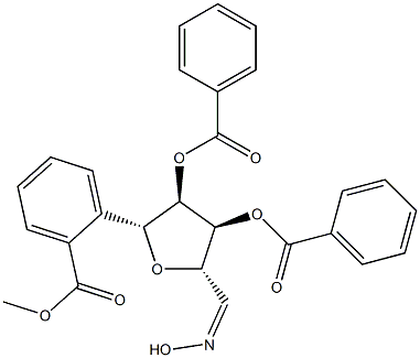 2,5-Anhydro-3-O,4-O,6-O-tribenzoyl-D-allose oxime 结构式