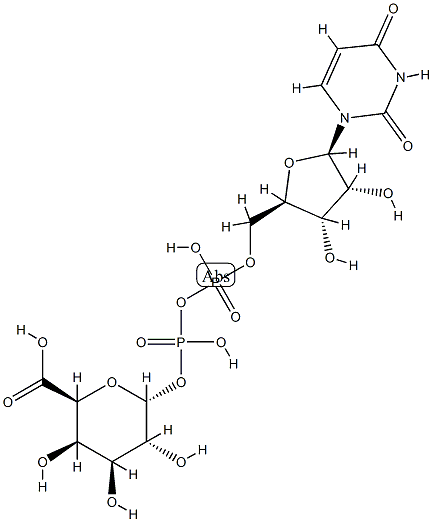 UDP-galacturonic acid 结构式