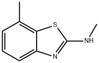 2-Benzothiazolamine,N,7-dimethyl-(9CI) 结构式