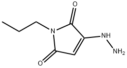 1H-Pyrrole-2,5-dione,3-hydrazino-1-propyl-(9CI) 结构式