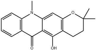 3,4-dihydroisonoracronycine 结构式