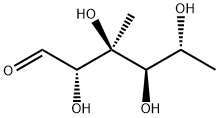 6-Deoxy-3-C-methyl-D-mannose 结构式