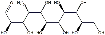 4-Amino-4-deoxy-D-glycero-D-galacto-D-gluco-undecose 结构式