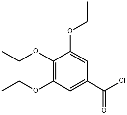 3,4,5-三乙氧基苯甲酰氯 结构式