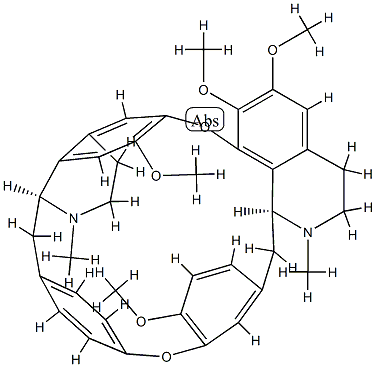 Thalicberine methyl ether 结构式