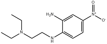 N1-(2-(二乙胺基)乙基)-4-硝基苯-1,2-二胺 结构式