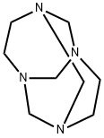 1,3,5,7-Tetraazatricyclo[3.3.2.23,7]dodecane 结构式
