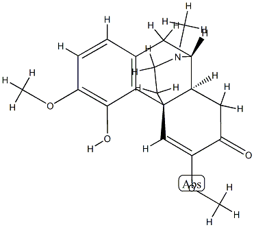 异青藤碱 结构式