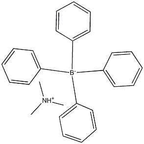 TRIMETHYLAMMONIUM TETRAPHENYLBORATE) 结构式