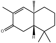 (4aR)-4a,5,6,7,8,8aβ-Hexahydro-3,4a,8,8-tetramethylnaphthalen-2(1H)-one 结构式