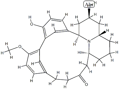 7'-Nor-8α-hydroxylythrancane-12-one 结构式