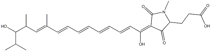 脂霉素 Β 结构式