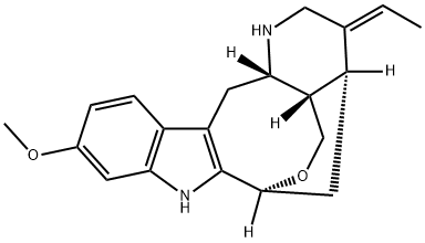 (3S)-4-Demethyl-3,17-epoxy-11-methoxyvobasan 结构式