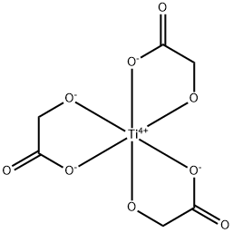 羟基乙酸钛络合物 结构式