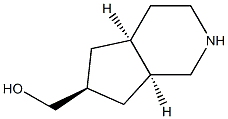 1H-Cyclopenta[c]pyridine-6-methanol,octahydro-,(4a-alpha-,6-bta-,7a-alpha-)-(9CI) 结构式