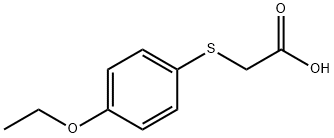 (4-ETHOXYPHENYL)THIO]ACETIC ACID 结构式