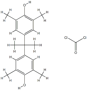 Carbonic dichloride, polymer with 4,4-(1-methylethylidene)bis2,6-dimethylphenol 结构式