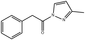 1H-Pyrazole,3-methyl-1-(phenylacetyl)-(9CI) 结构式