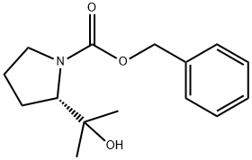 (2S)-N-CBZ-Α,Α-DIMETHYL-2-PYRROLIDINEMETHANOL 结构式