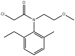 Chloricsysnic acid 2-methyl-6-ethyl-N-ethoxymethylanilide 结构式