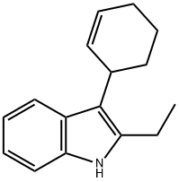 1H-Indole,3-(2-cyclohexen-1-yl)-2-ethyl-(9CI) 结构式