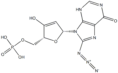 8-N(3)cIMP 结构式