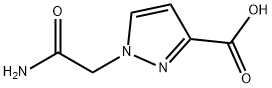 1H-Pyrazole-3-carboxylicacid,1-(2-amino-2-oxoethyl)-(9CI) 结构式