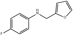 4-fluoro-N-(furan-2-ylmethyl)aniline 结构式