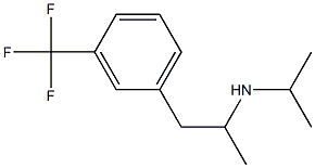 N-Isopropyl-α-methyl-3-(trifluoromethyl)benzeneethanamine 结构式