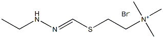 2-Trimethylaminoethyl-1'-ethylisothiuronium bromide 结构式