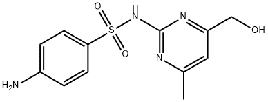 6-hydroxymethylsulfadimidine 结构式