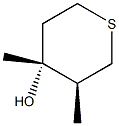 threo-Pentitol, 1,2,4,5-tetradeoxy-1,5-epithio-2-methyl-3-C-methyl- (9CI) 结构式