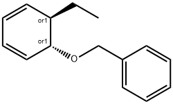 Benzene, [[[(1R,6R)-6-ethyl-2,4-cyclohexadien-1-yl]oxy]methyl]-, rel- (9CI) 结构式