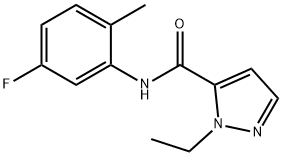 1H-Pyrazole-5-carboxamide,1-ethyl-N-(5-fluoro-2-methylphenyl)-(9CI) 结构式