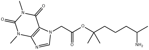 HeptaminolAcefyllin 结构式