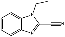 1H-Benzimidazole-2-carbonitrile,1-ethyl-(9CI) 结构式