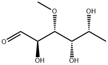 6-Deoxy-3-O-methyl-D-gulose 结构式