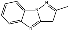 3H-Pyrazolo[1,5-a]benzimidazole,2-methyl-(9CI) 结构式