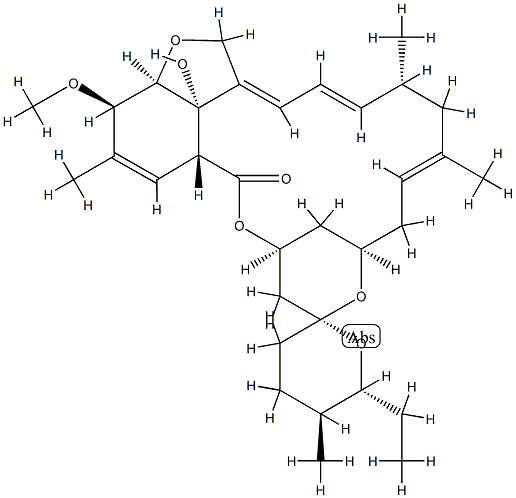 Milbemycin B3 结构式