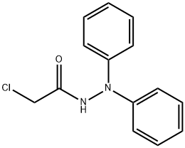 2-氯-N′,N′-二苯基乙酰肼 结构式