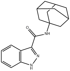 N-Tricyclo[3.3.1.13,7]dec-1-yl-1H-Indazole-3-carboxaMide 结构式